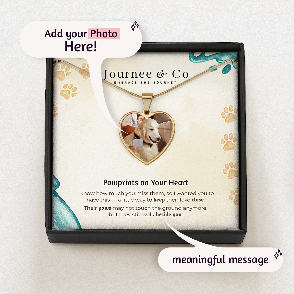 Pawprints Personalized Keepsake