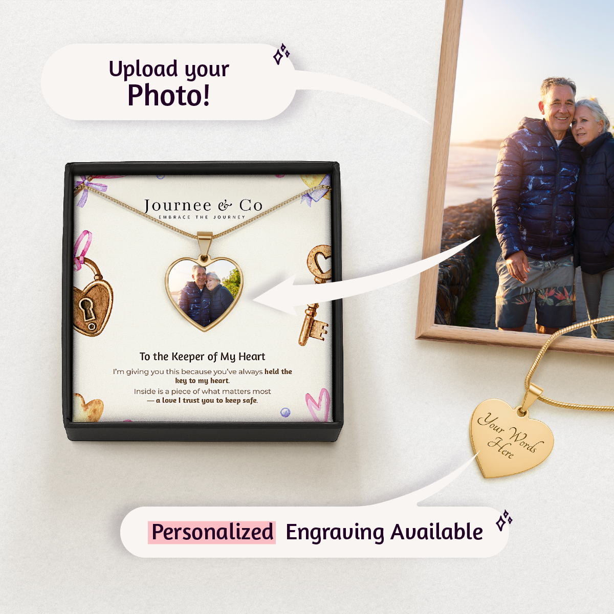 To the One I Love Personalized Keepsake