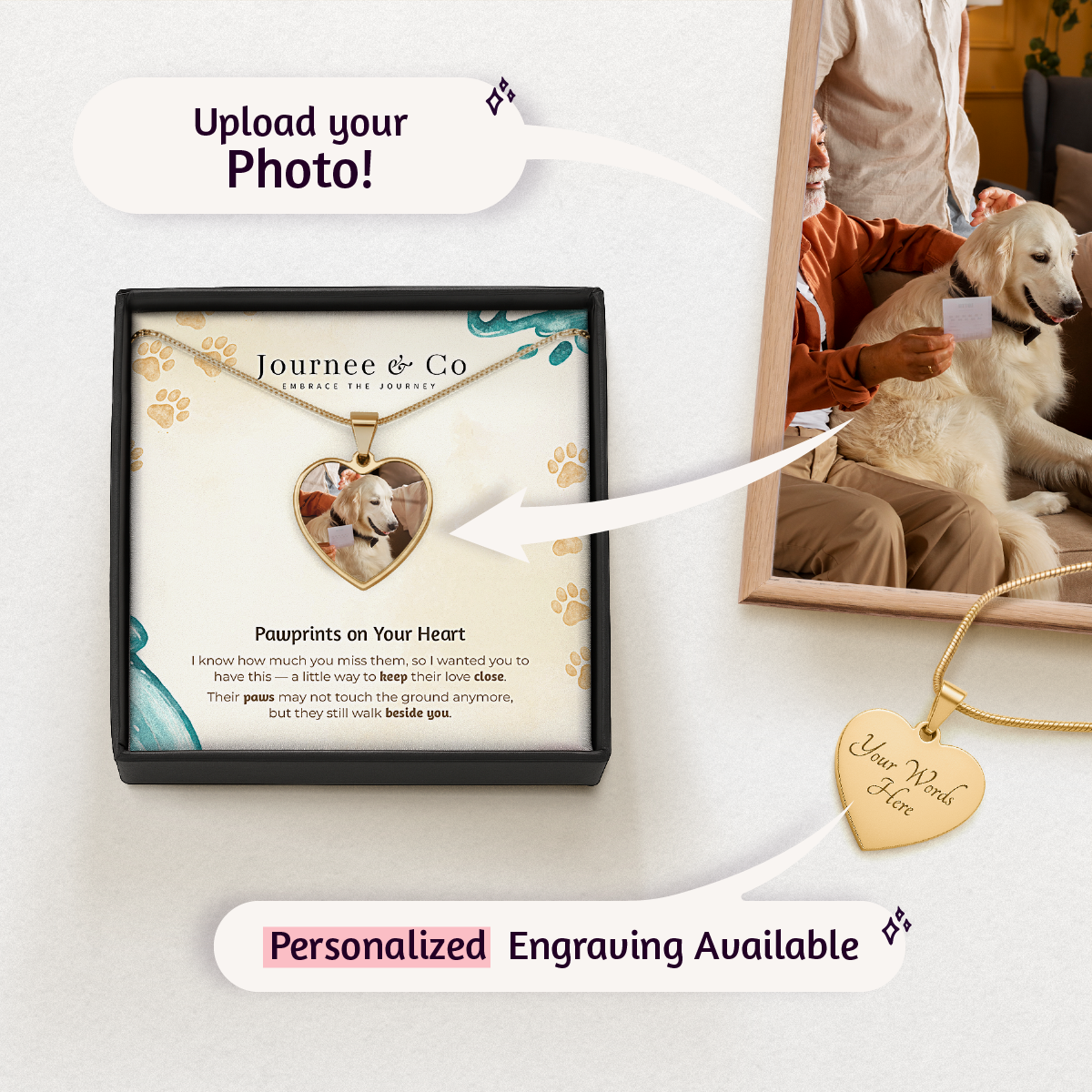 Pawprints Personalized Keepsake