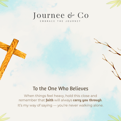 Guided by Faith Personalized Keepsake