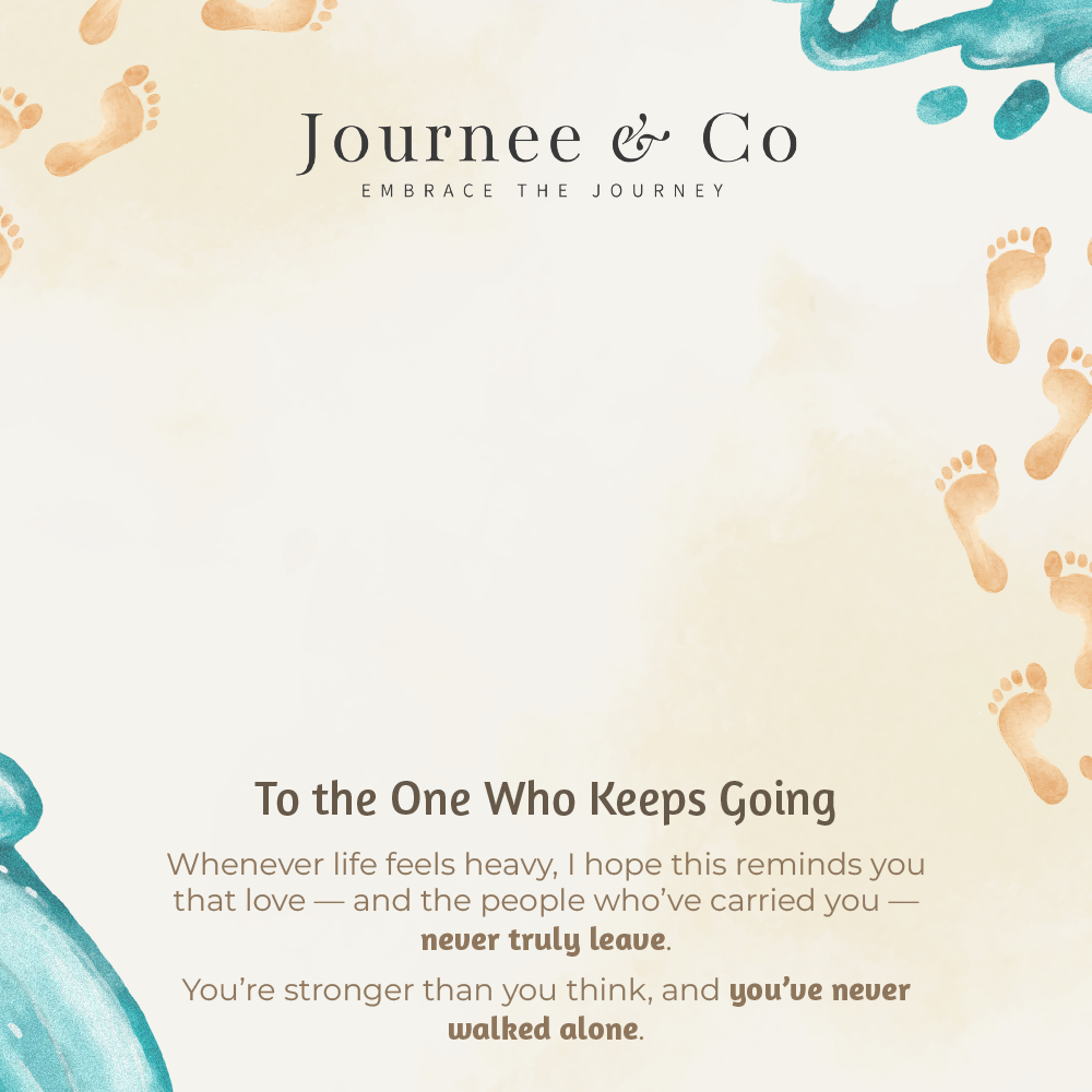 Footprints in the Sand Personalized Keepsake