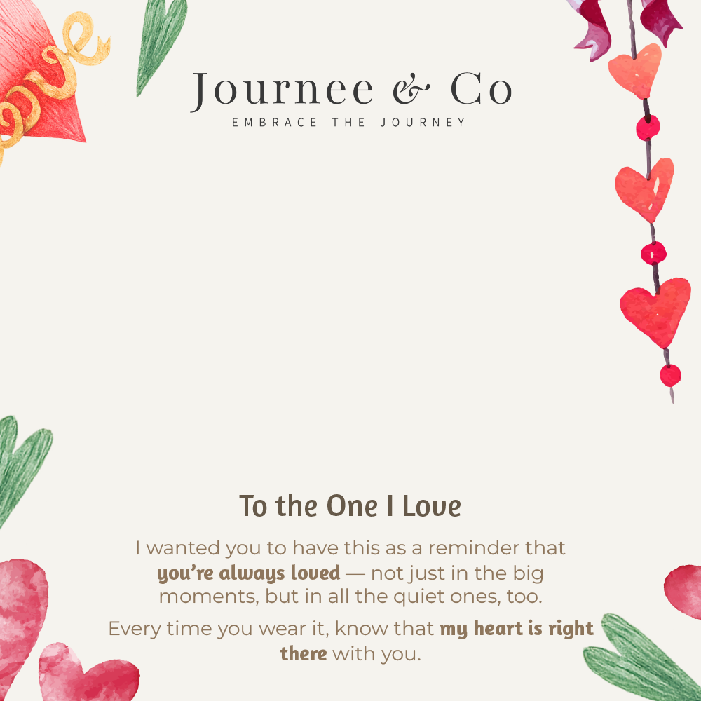 To the One I Love Personalized Keepsake