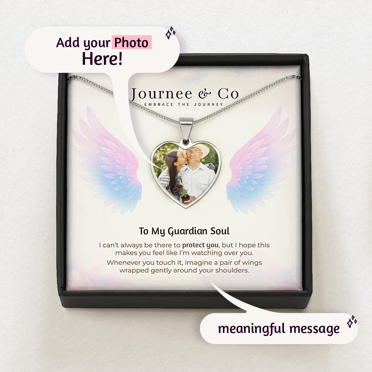 Angel Wing Personalized Keepsake