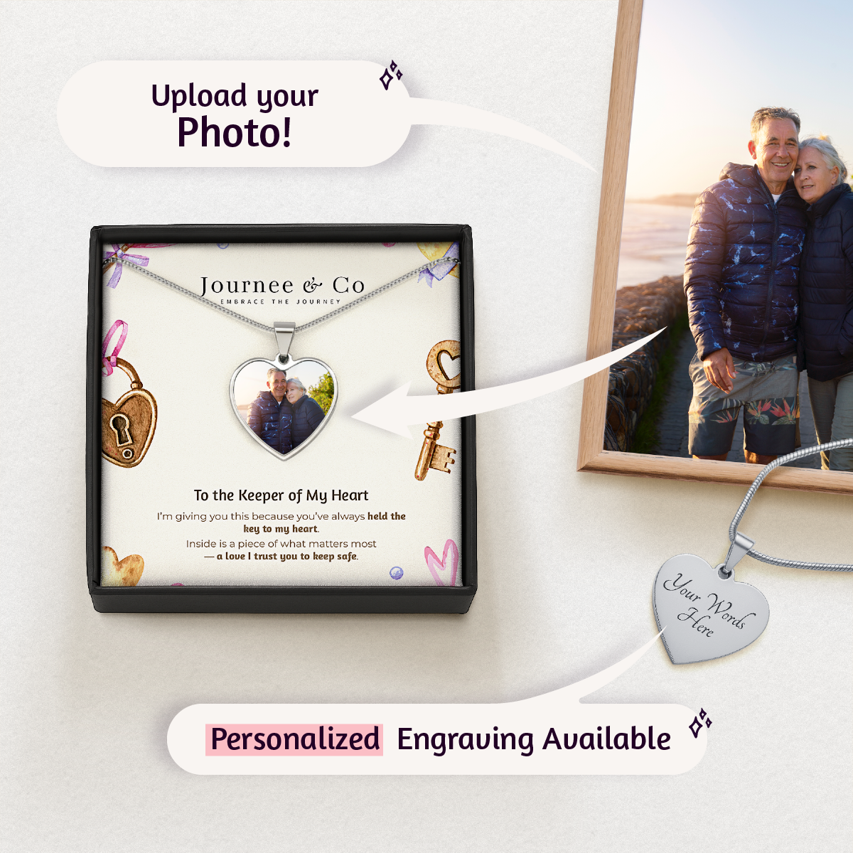 To the One I Love Personalized Keepsake